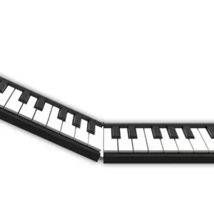 CARRY-ON Folding Piano 49 Touch - Black Horká Nabídka