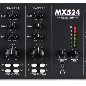 ART MX524 Five Channel Four Zone Mic/Line Mixer Hit Sezóny