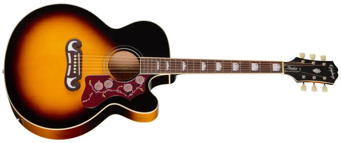 Hit Sezóny EPIPHONE J-200 Studio EC - Vintage Sunburst