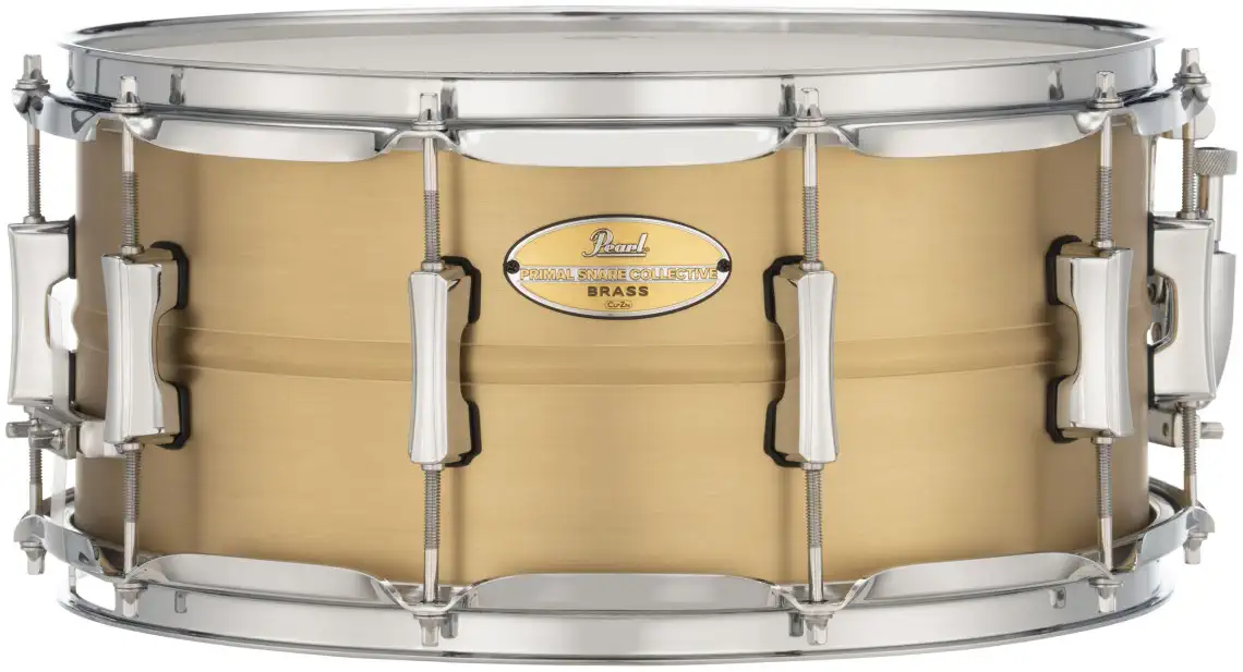 Výhodná Nabídka PEARL PSC1465B Primal Snare Collective 14” x 6,5” - Brushed Natural Brass