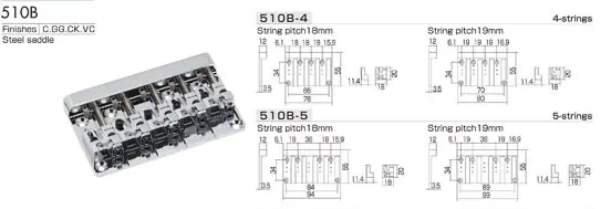 Gotoh 510B-6 BK 6strunná Akce