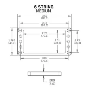 Levný EMG Mount.Ring Flat 6 Medium BK