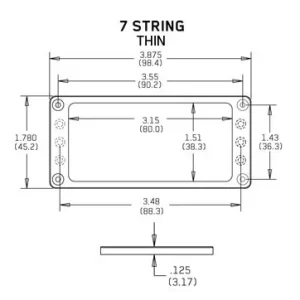 Zlevněný EMG Mount.Ring Flat 7 nízký BK