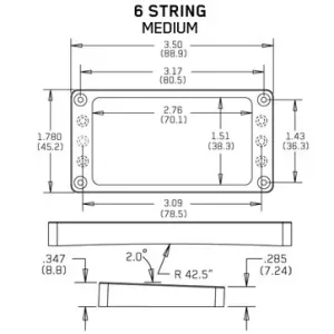 Přímo Od Výrobce EMG Mount.Ring Arched Medium Tall IV