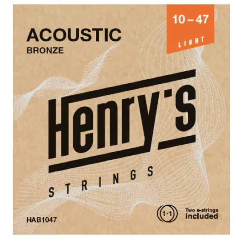 HENRY`S STRINGS HAB1047 Acoustic Bronze - 010“ - 047“ Kup Teď