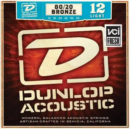 Dunlop DAB 1254 Bronze Acustic 12-54 Autentický